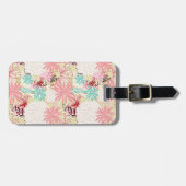 花の背景4 ラゲッジタグ (正面横)