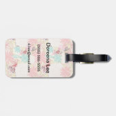 花の背景4 ラゲッジタグ (裏面横)