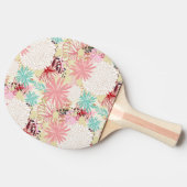 花の背景4 卓球ラケット (横)