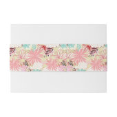 花の背景4 招待状ベリーバンド (裏面例)