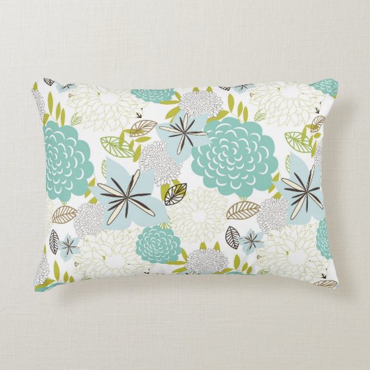 花の背景5 アクセントクッション (正面)