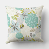 花の背景5 クッション (裏面)