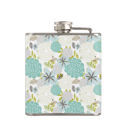 花の背景5 フラスク (裏面)