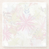 花の背景6 ガラスコースター (裏面)