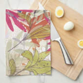 花の背景6 キッチンタオル (四つ折り)