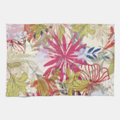 花の背景6 キッチンタオル (横)