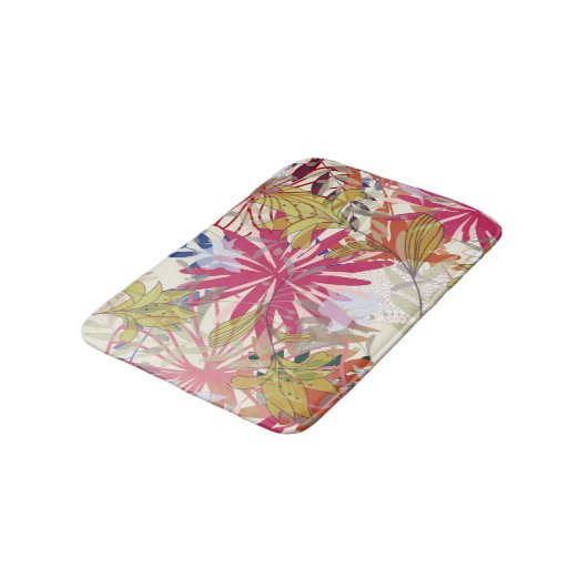 花の背景6 バスマット (アングル)