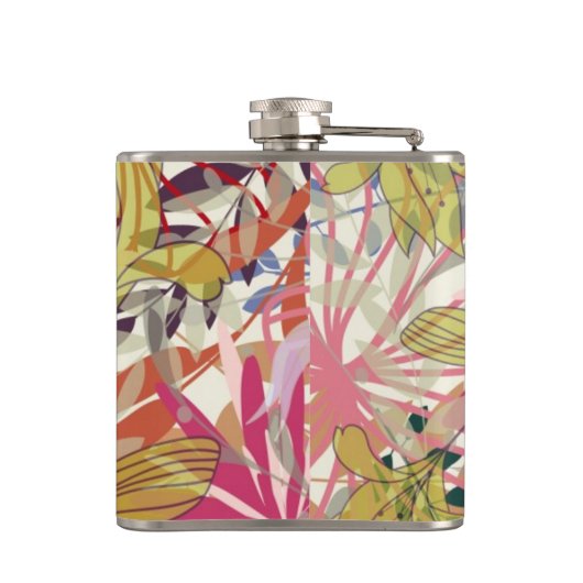 花の背景6 フラスク (裏面)