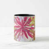 花の背景6 マグカップ (中央)