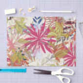 花の背景6 薄葉紙 (クラフト)