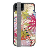 花の背景6 INCIPIO iPhoneウォレットケース (フォリオ裏面)
