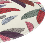 花の背景 カッティングボード (角)