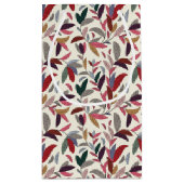 花の背景 スモールペーパーバッグ (裏面)