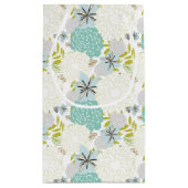 花の背景 スモールペーパーバッグ (裏面)