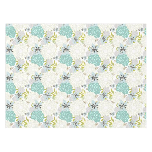 花の背景 テーブルクロス (正面(横))