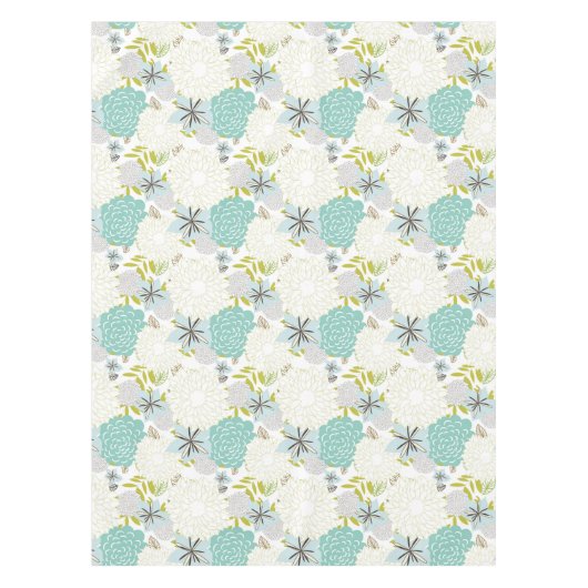 花の背景 テーブルクロス (正面)