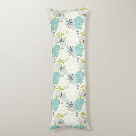 花の背景 ボディピロー (裏面 (縦))