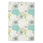 花の背景 ミニクリップボード (裏面)