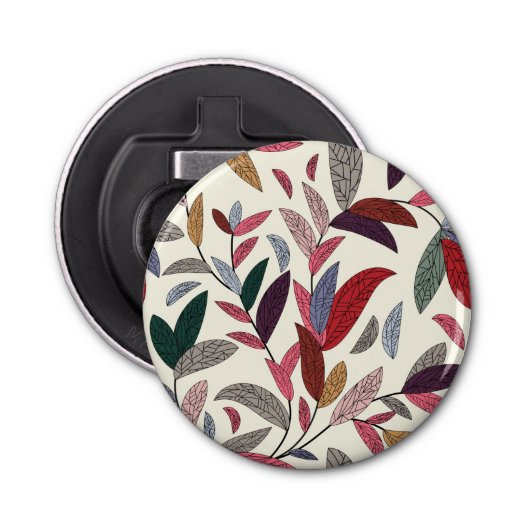 花の背景 栓抜き (正面)