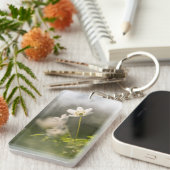 花の自然写真 キーホルダー (正面右)