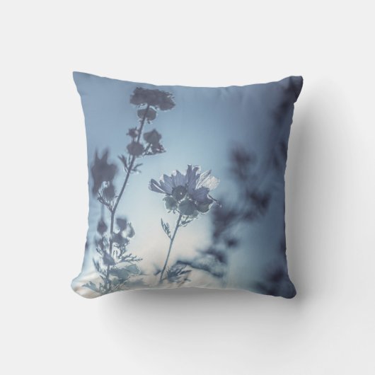 花の自然写真 クッション (正面)