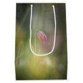 花の自然写真 ミディアムペーパーバッグ (裏面)