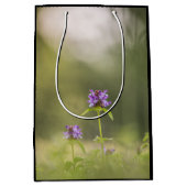 花の自然写真 ミディアムペーパーバッグ (正面)