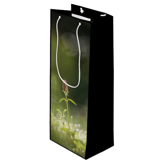 花の自然写真 ワインギフトバッグ (正面アングル)