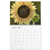 花の自然 カレンダー (2月 2026)