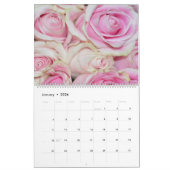 花の自然 カレンダー (1月 2026)