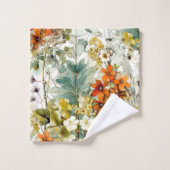 花の自然 バスタオルセット (ウォッシュタオル)