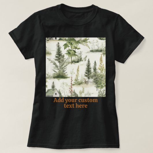 # 花の自然 フラワル コテージコア、自然愛好家 Tシャツ (デザイン正面)