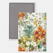 花の自然 マグネット (正面/裏面)