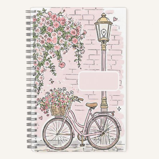 花の自転車 ノートブック (正面)