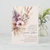 花の至福ブライダルシャワー招待 招待状 (スタンド正面)