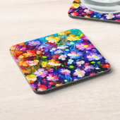 花の色彩爆発 コースター (左側)