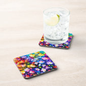 花の色彩爆発 コースター (右側)