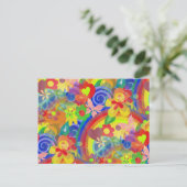 花の色 ポストカード (スタンド正面)