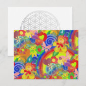 花の色 ポストカード (正面/裏面)