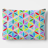 花の花の大柄 – 数々の色 アクセサリーポーチ (正面)