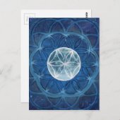 花の花の月曼荼羅 ポストカード (正面/裏面)