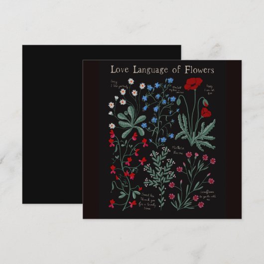 花の花の花の愛の言語 (正面/裏面)