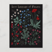 花の花の花の愛の言語 シーズンポストカード (正面)