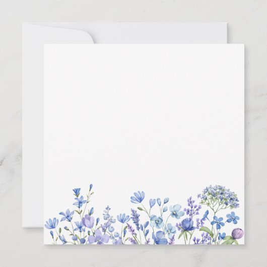 花の花の花の花嫁の昼食会 招待状 (裏面)