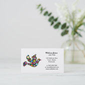 花の花の鳩 名刺 (スタンド正面)