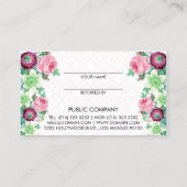 花の花は友人の紹介を参照します 紹介カード (裏面)