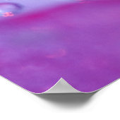 花の花びらの抽象的な雫。クレジット: ポスター (角)