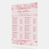 花の花びらフェイク箔の価格表 アクリルサイン (傾斜)