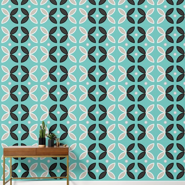 花の花びら抽象芸術 壁紙 (廊下)