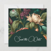 花の花びら日付の保存 セーブザデート (正面)